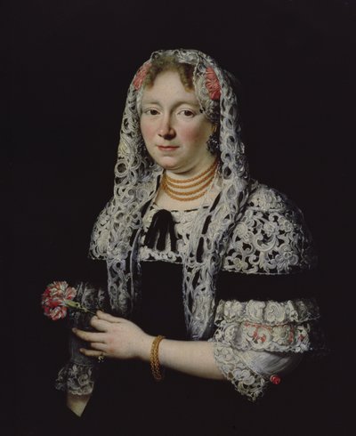 Portrait of a Patrician Lady from Gdansk by Andrzej Stech